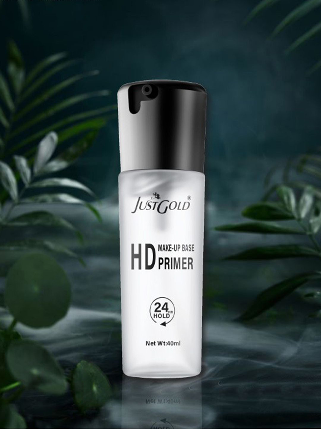 JUSTGOLD HD Makeup Base 24 Hour Long Lasting Clear Gel Primer - 40 ml - Shade - 9377