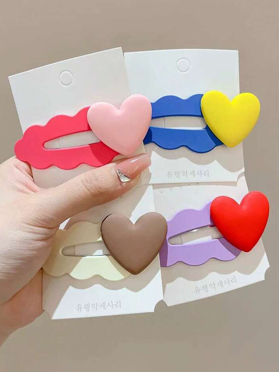 Radhya Accessories Women Pack of 5 Alligator Hair Clip