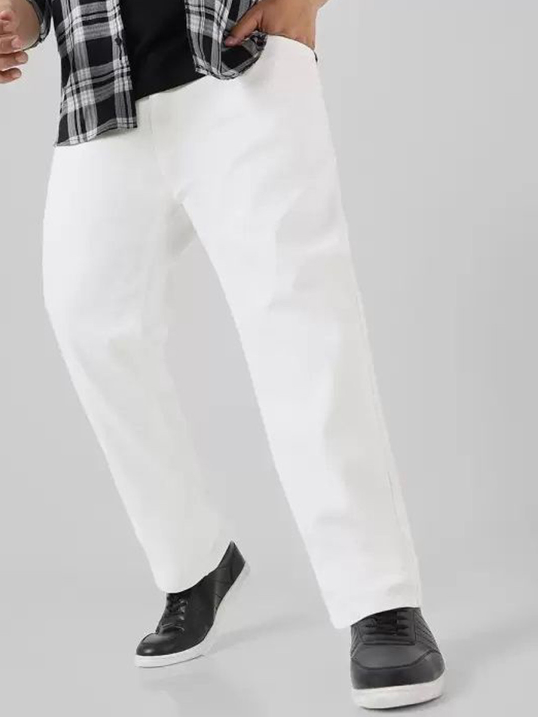 COMFITS Men Plus Size Classic Mid-Rise Mom Fit Jeans