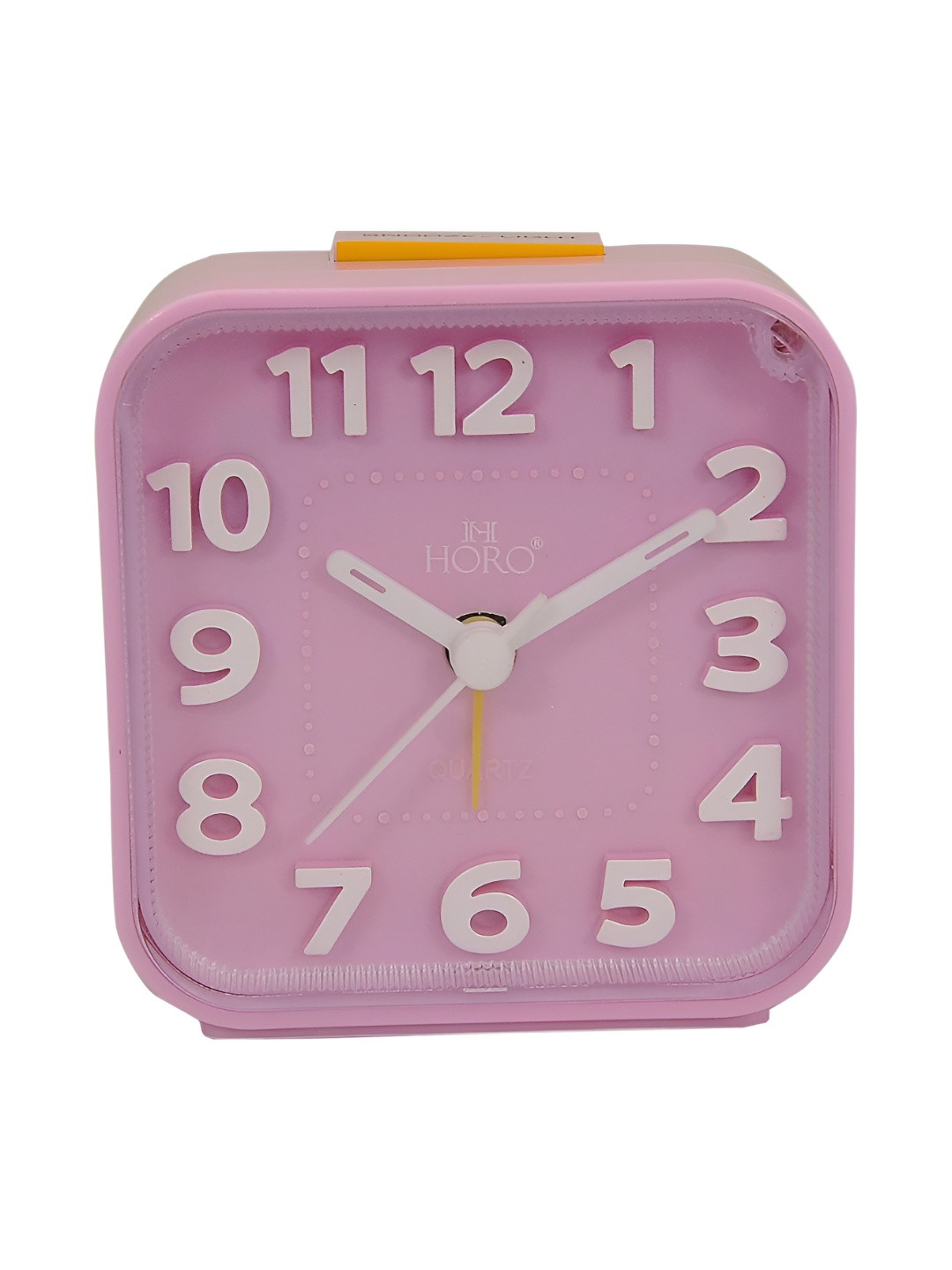 Horo Pink & White Traditional Table Clock