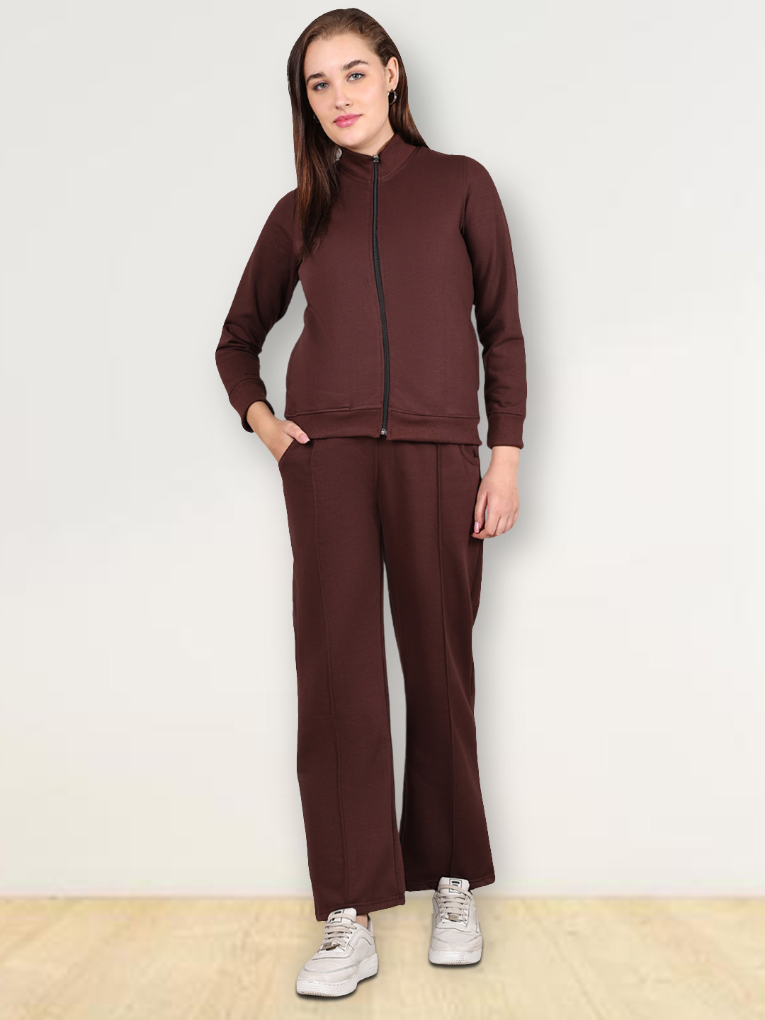 Jinfo Women Mock Collar Tracksuit