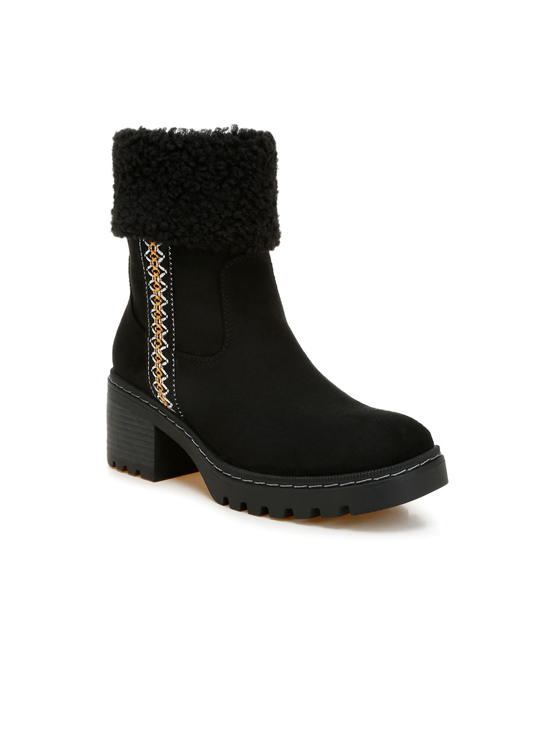 London Rag Women Block-Heel Slouchy  Boots