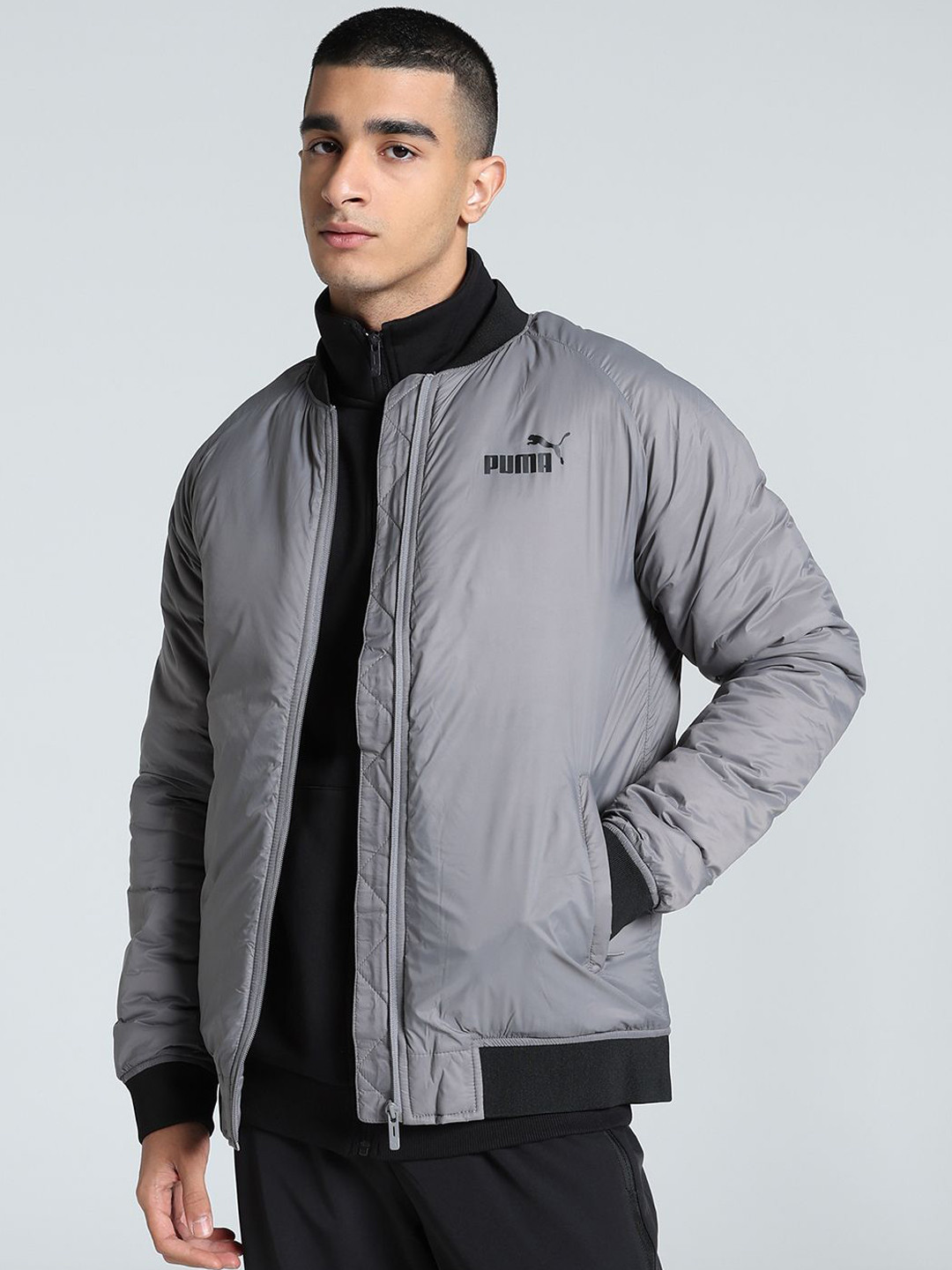 Puma Men Slim Fit Bomber Jacket