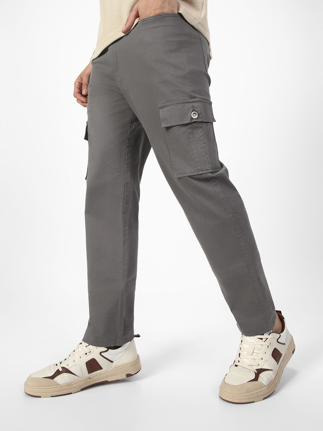 Urbano Fashion Men Regular Fit Stretchable Cargo Trouser