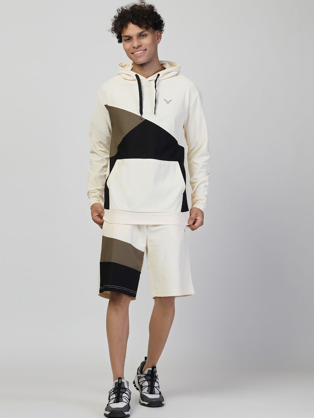 Invincible Men's Colorblocked Co-ord Set