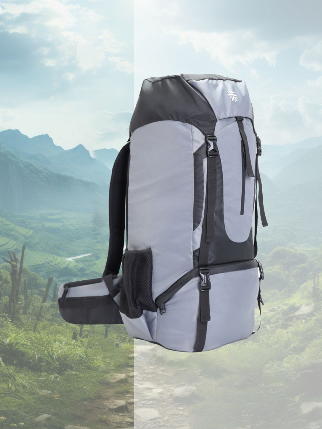 CULT Grey Travel Rucksack 80 L