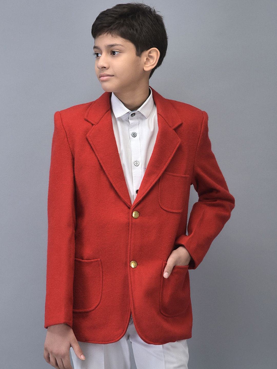 Noty Kids Woolen Winter Blazer