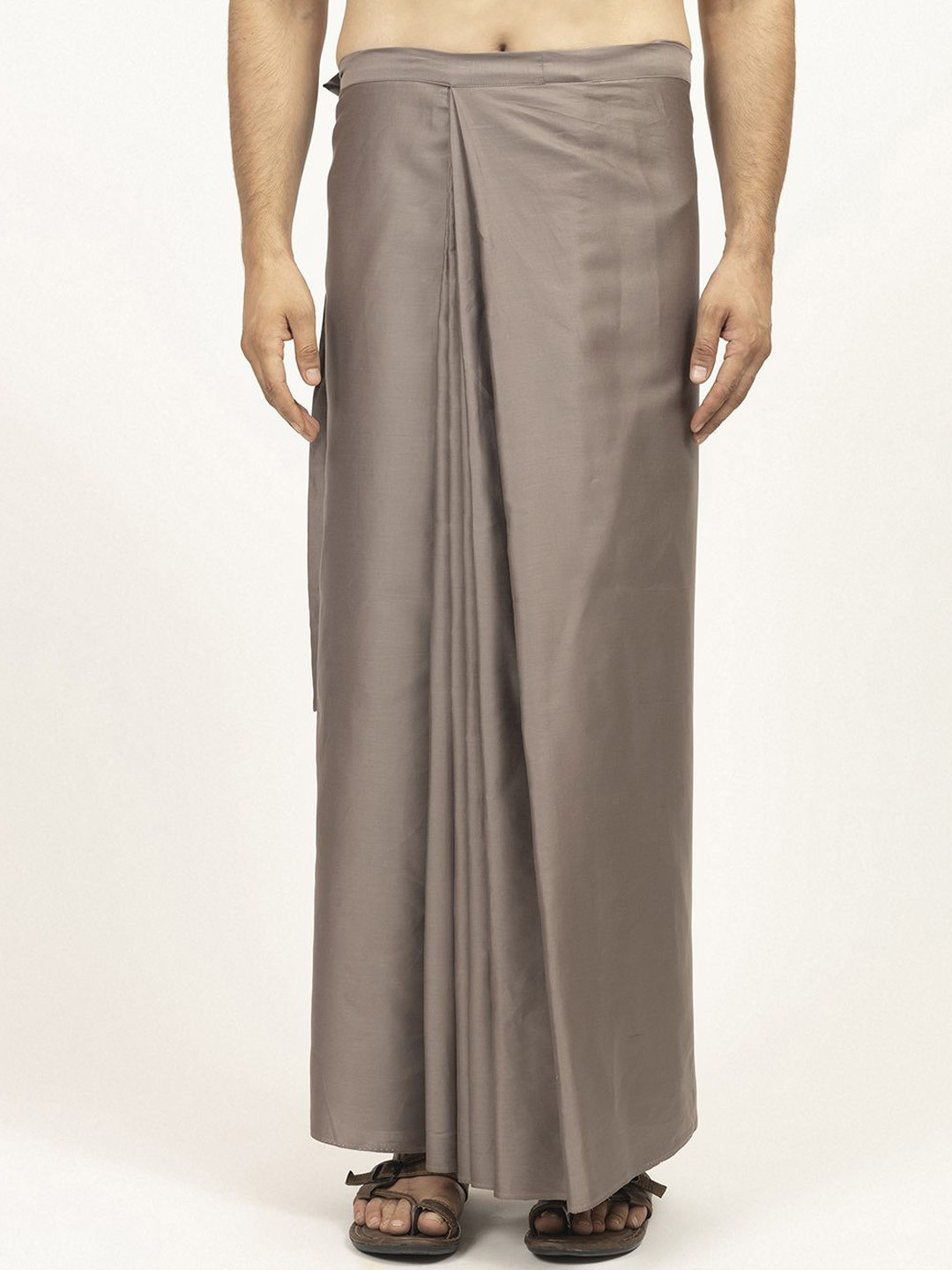 LELA Men Cotton Pre Pleated Wrap Dhotis