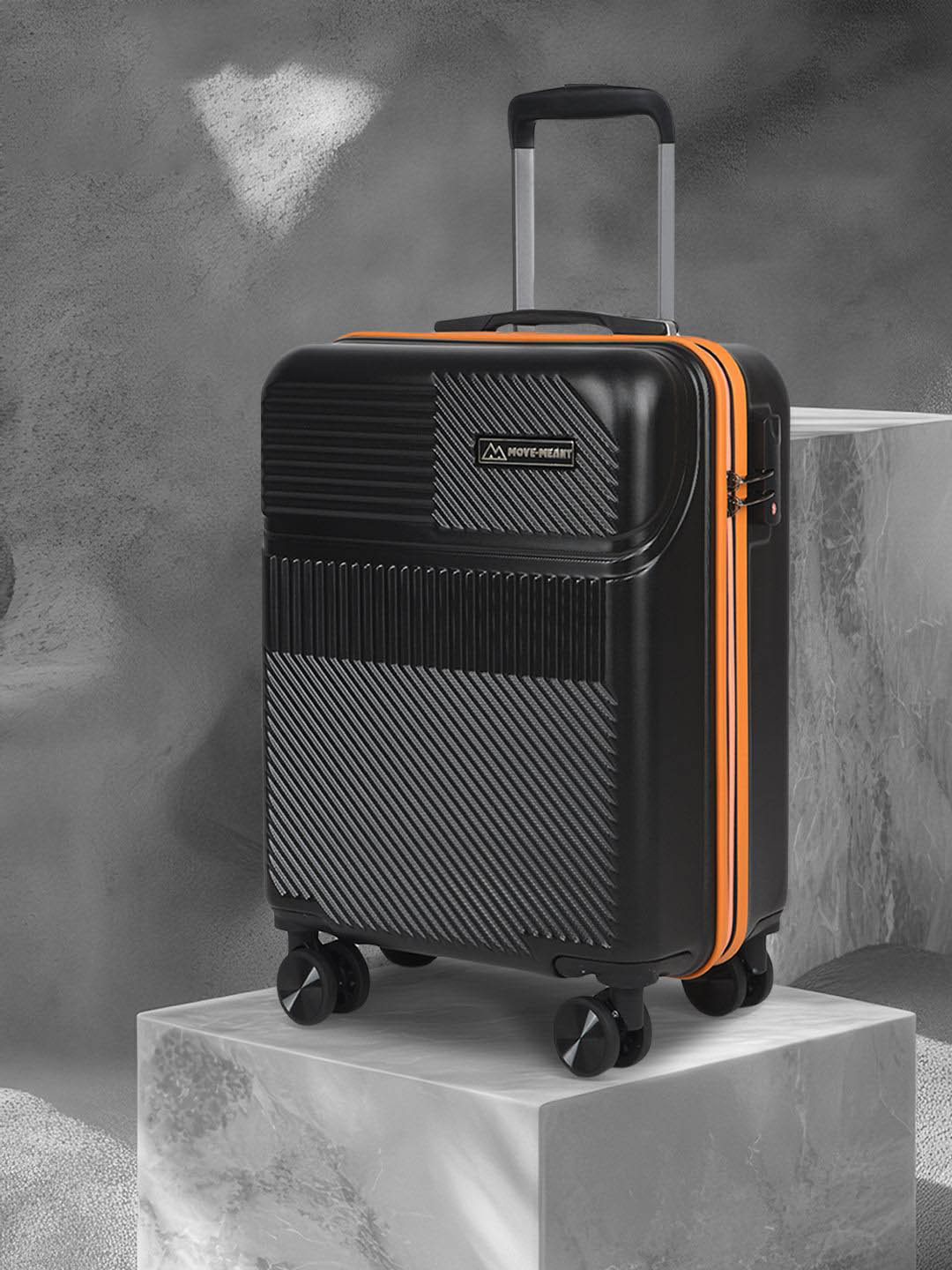 MOVE-MEANT Hard Sided Cabin Trolly Suitcase