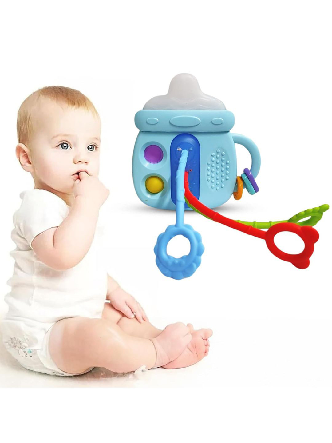 Kidology Kids - Unisex Textured Silicone Teether