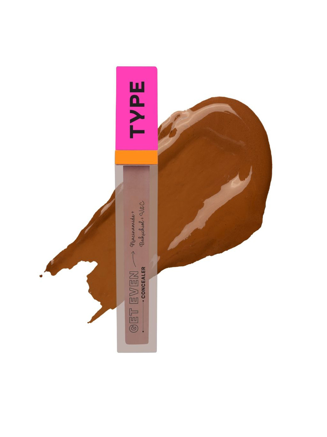 TYPE BEAUTY INC Get Even Liquid Concealer With Niacinamide & Vitamin C - Mocha 50