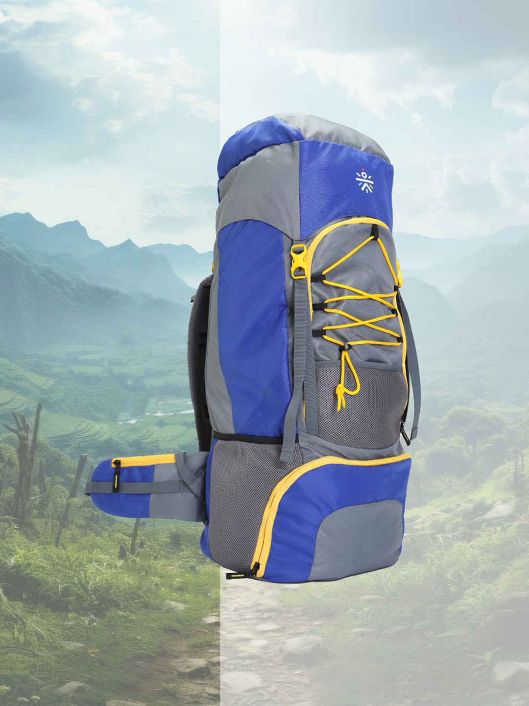 CULT Blue Travel Rucksack 75 L