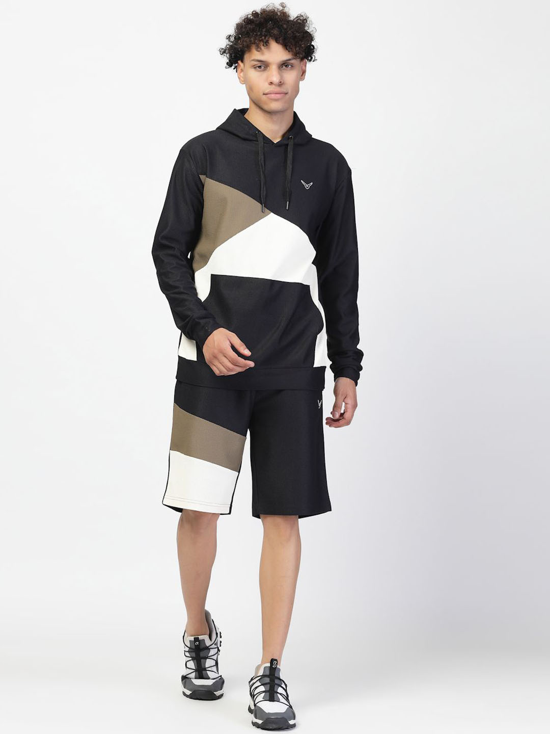 Invincible Men's Colorblocked Co-ord Set