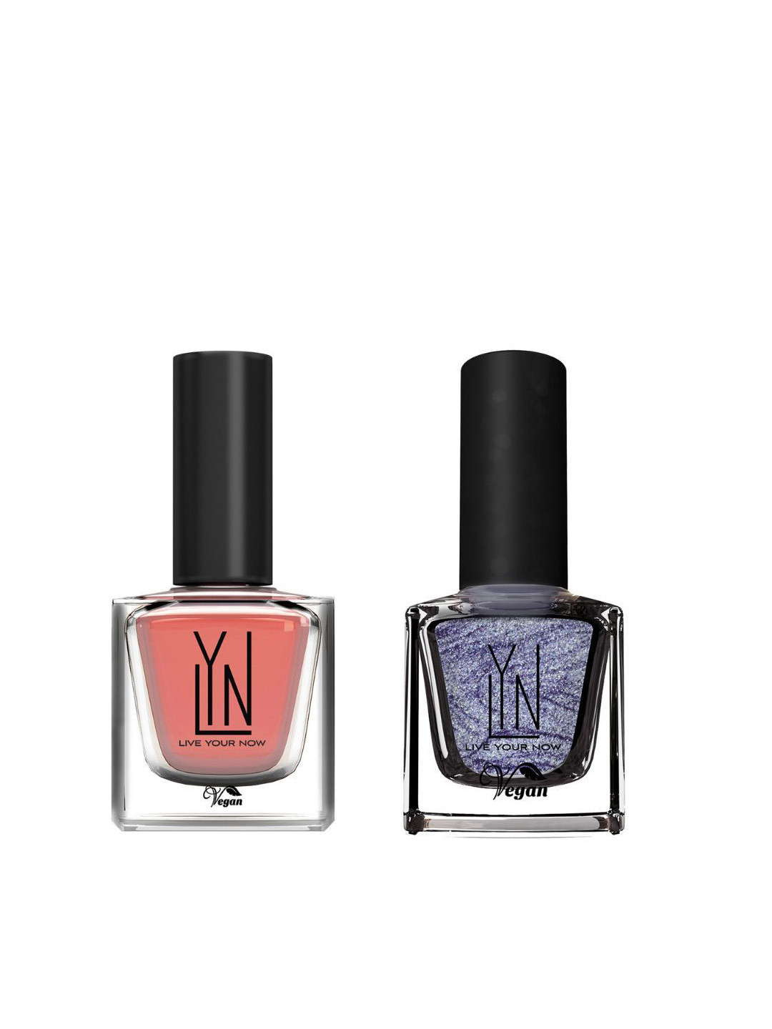 LYN LIVE YOUR NOW Set Of 2 Long-Wearing Nail Polish - 8 ml Each - Spacewalk & Sorbae