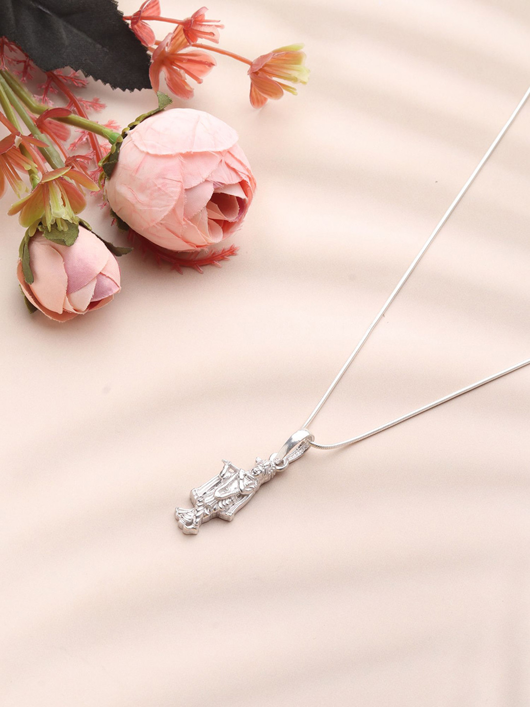 AKSHAT SAPPHIRE Square Pendants