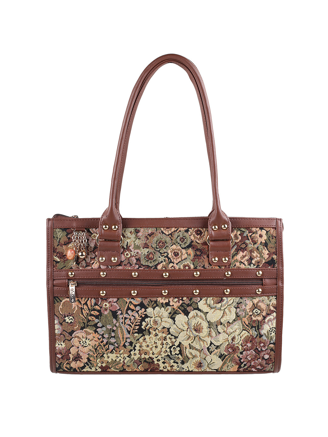 Cheemo Textured Structured Shoulder Bag