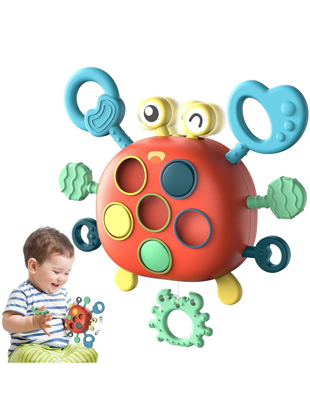 Kidology Crab Silicone Ball Sensory Toys