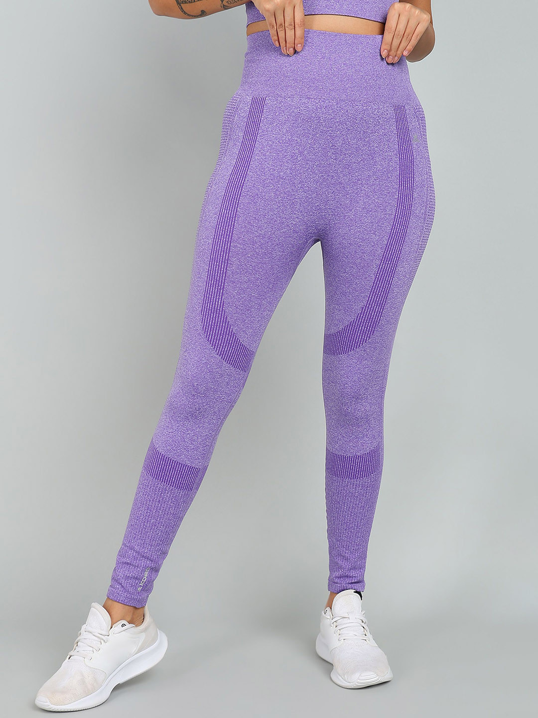 KOBO Women Ankle Length Seamless Training Tights