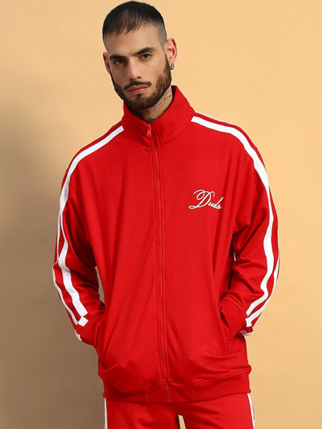 WEARDUDS Men Woollen Sporty Jacket