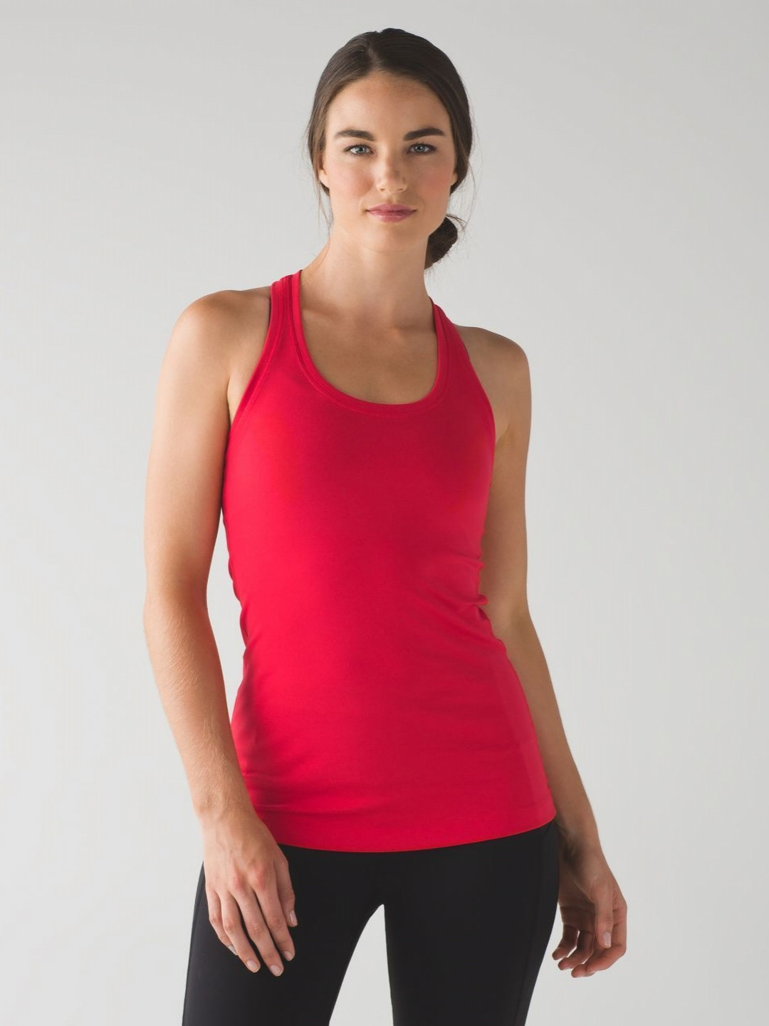 Ap'pulse Women Solid Racer Back Tshirt