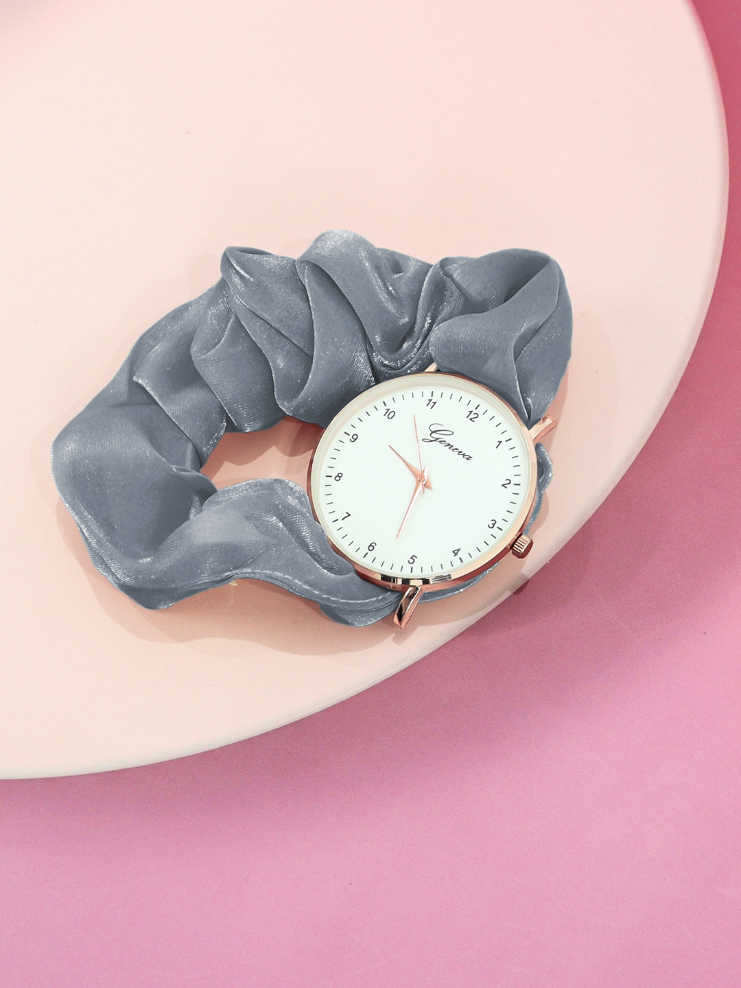 VAGHBHATT Women Scrunchie Analogue Automatic Watch-D1-BLUE-A1