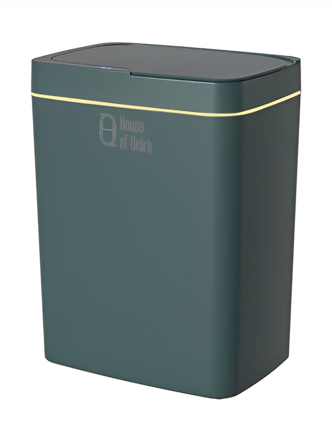 HOUSE OF QUIRK Green Automatic Bathroom Trash Can