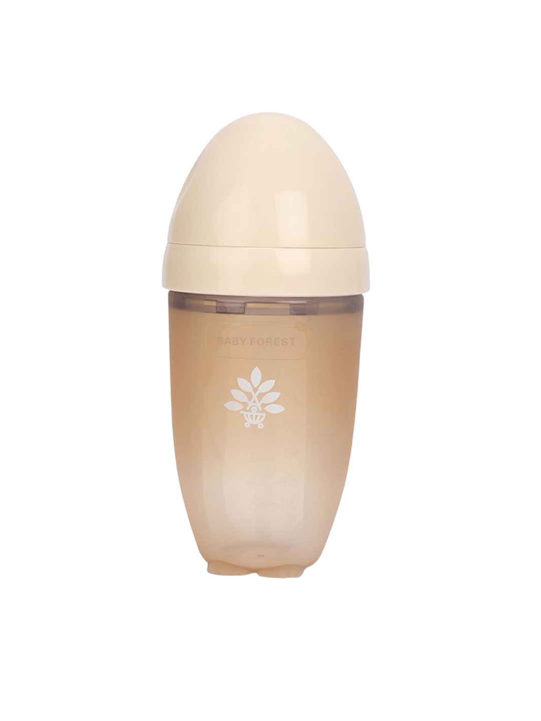 Baby Forest Kids Yellow & Brown Printed Feeding Bottle