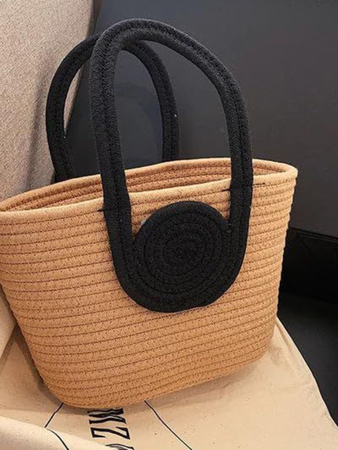 Textile and Beyond Structured Tote Bag