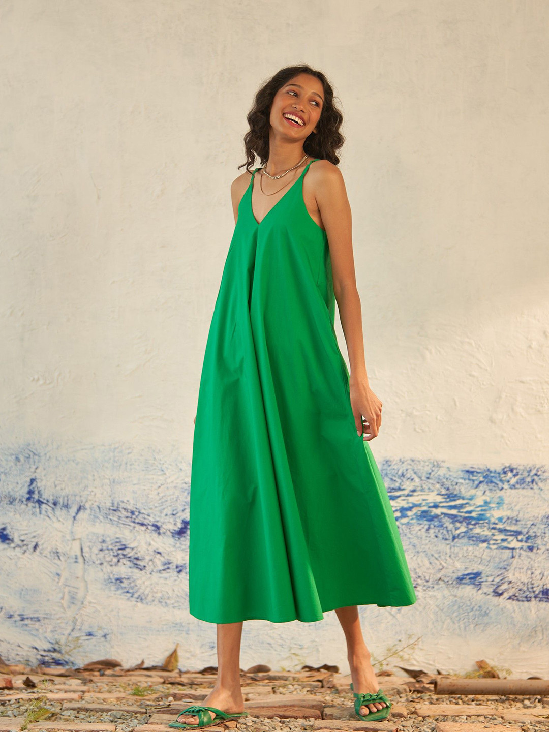 Canoopi Women Cotton Maxi Dress