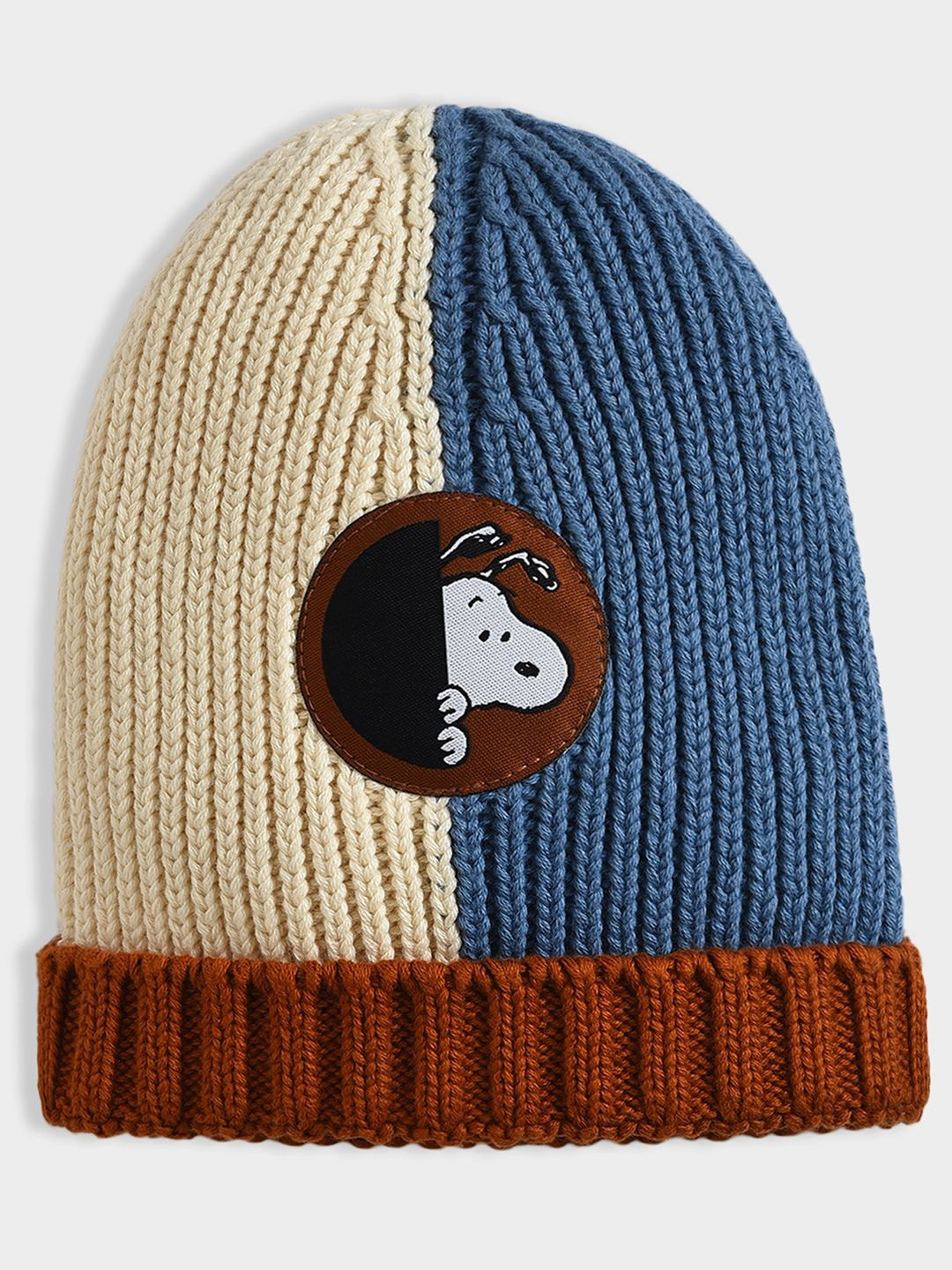 MiArcus Peanuts Snoopy Patch Work Color Blocked Cap