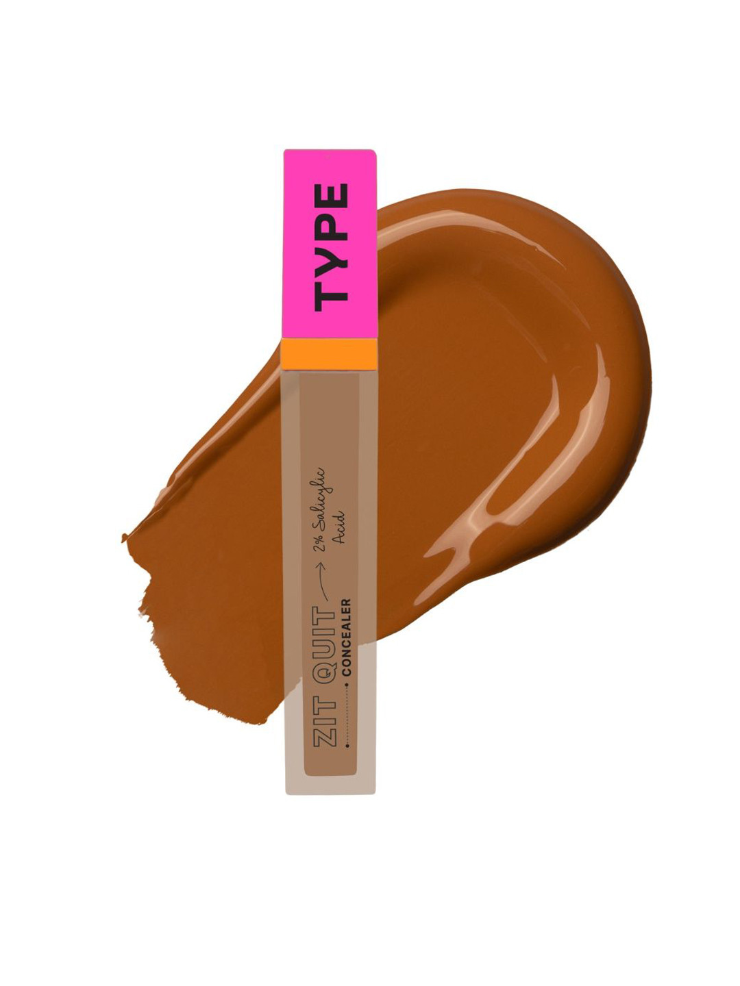 TYPE BEAUTY INC Zit Quit Liquid Concealer With 2% Salicylic Acid & Green Tea Extract-Pecan