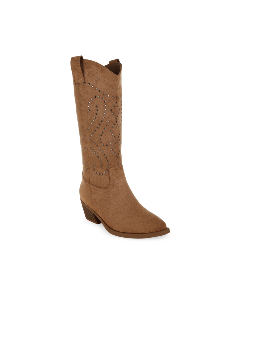 RAG & CO Women Embellished Pointed Toe Cowboy Boots