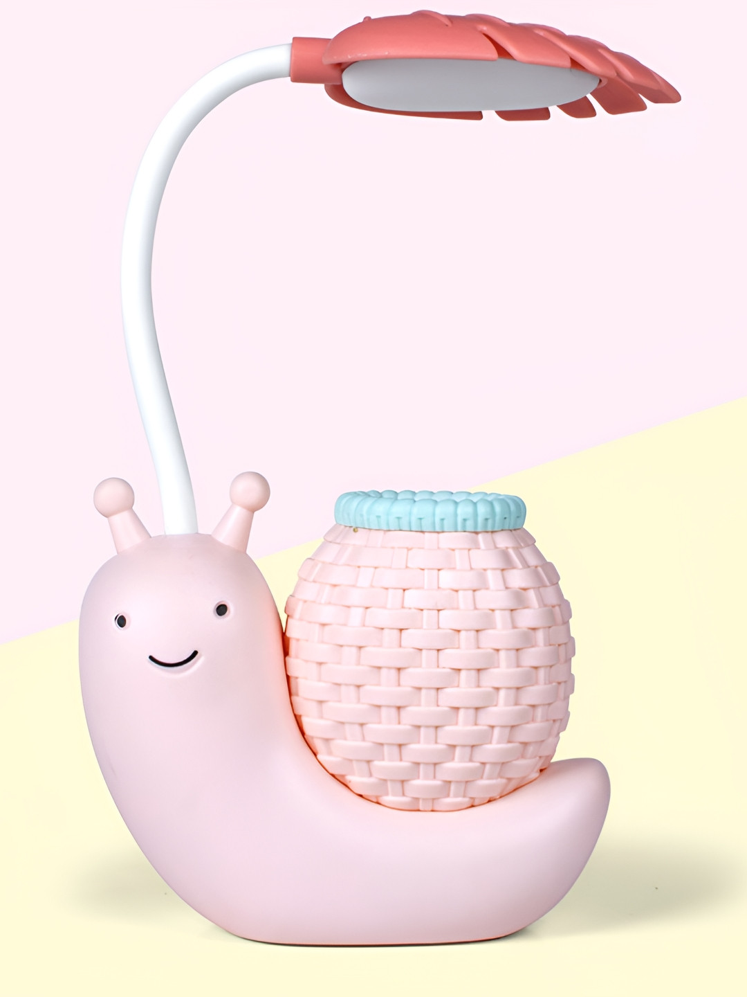 Flenzy Pink Acrylic Semi-Sphere Table Lamp