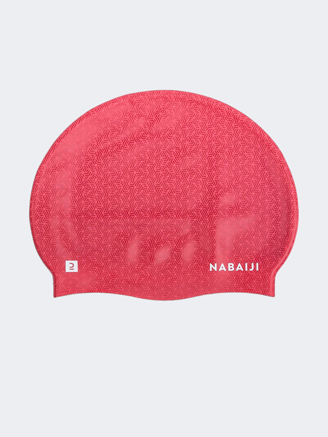 Decathlon NABAIJI - Adult Pink Printed Silicone Swimming Cap