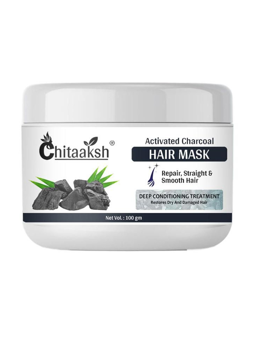 Chitaaksh Deep Conditioning Treatment Charcoal Hair Mask - 100 g