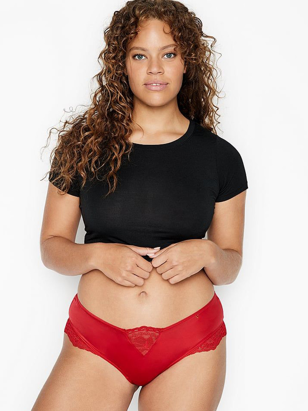 Victoria's Secret Very Sexy Micro Lace Inset Cheeky Panty