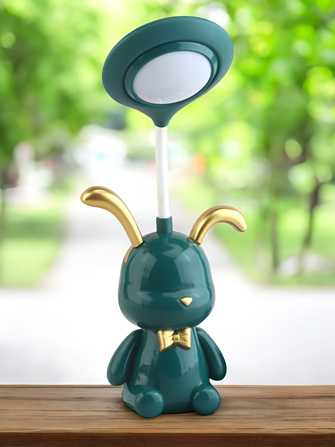 Flenzy Green Acrylic Quirky Square Table Lamp