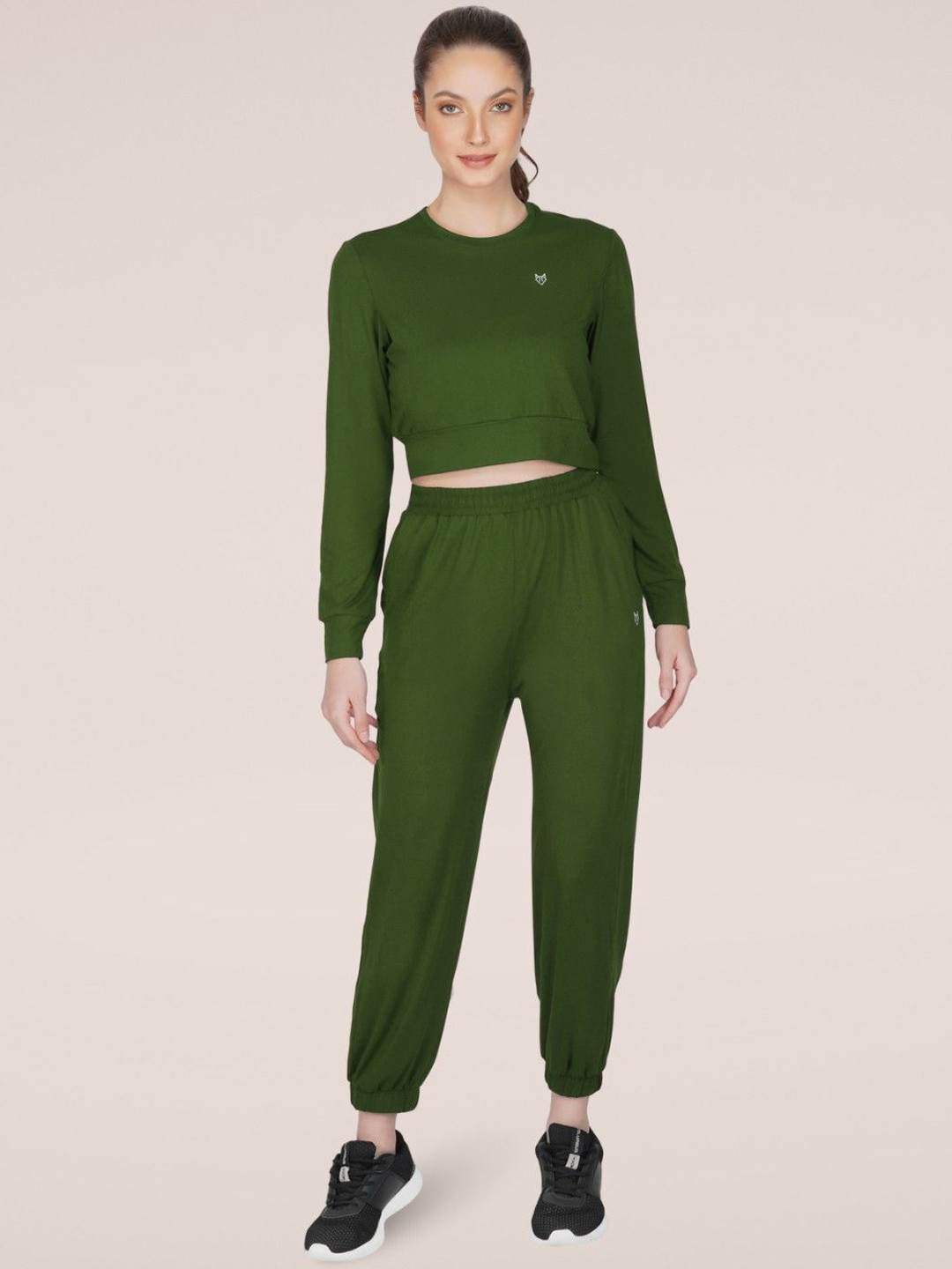 Body Mechanics Round Neck Sweatshirt with Joggers