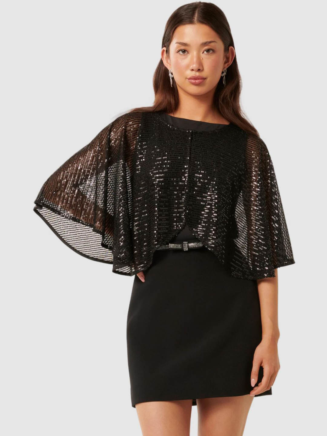 Forever New Women Crop Cape Jacket