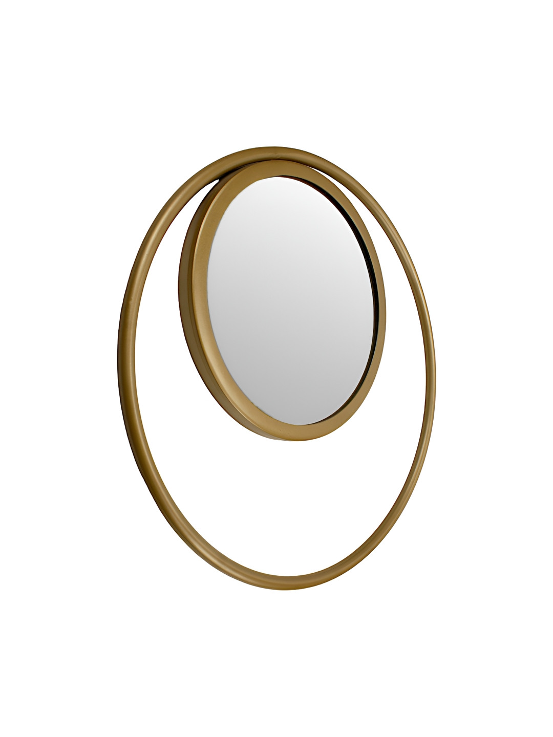 Hind Decor Round Metal Wall Mirror