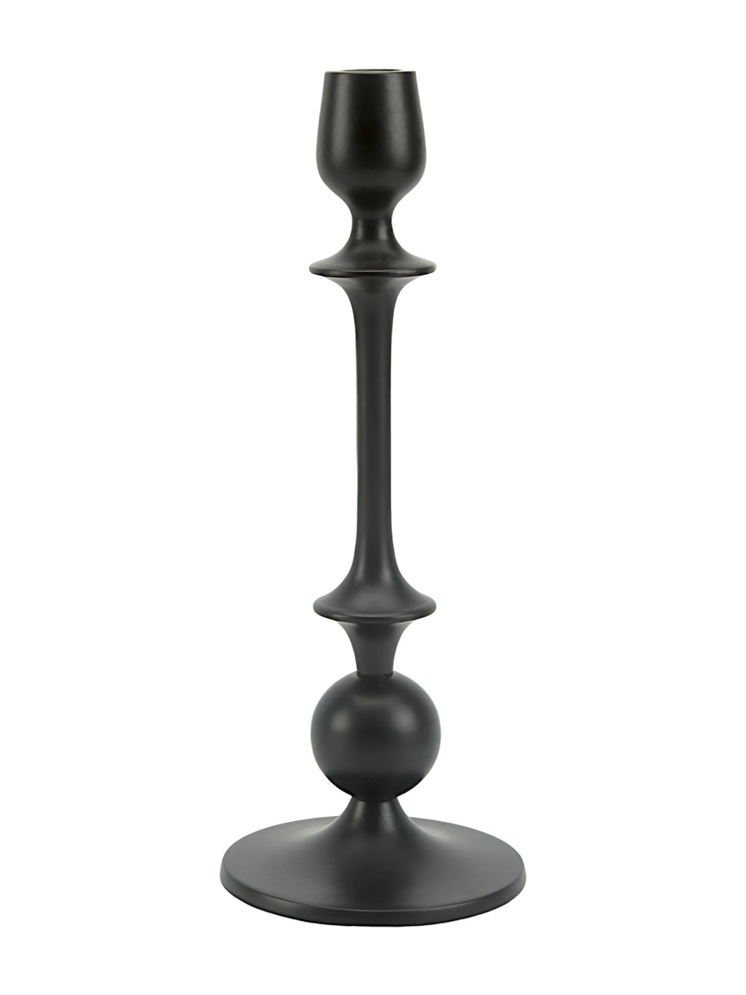 Hind Decor Black Candle Holder