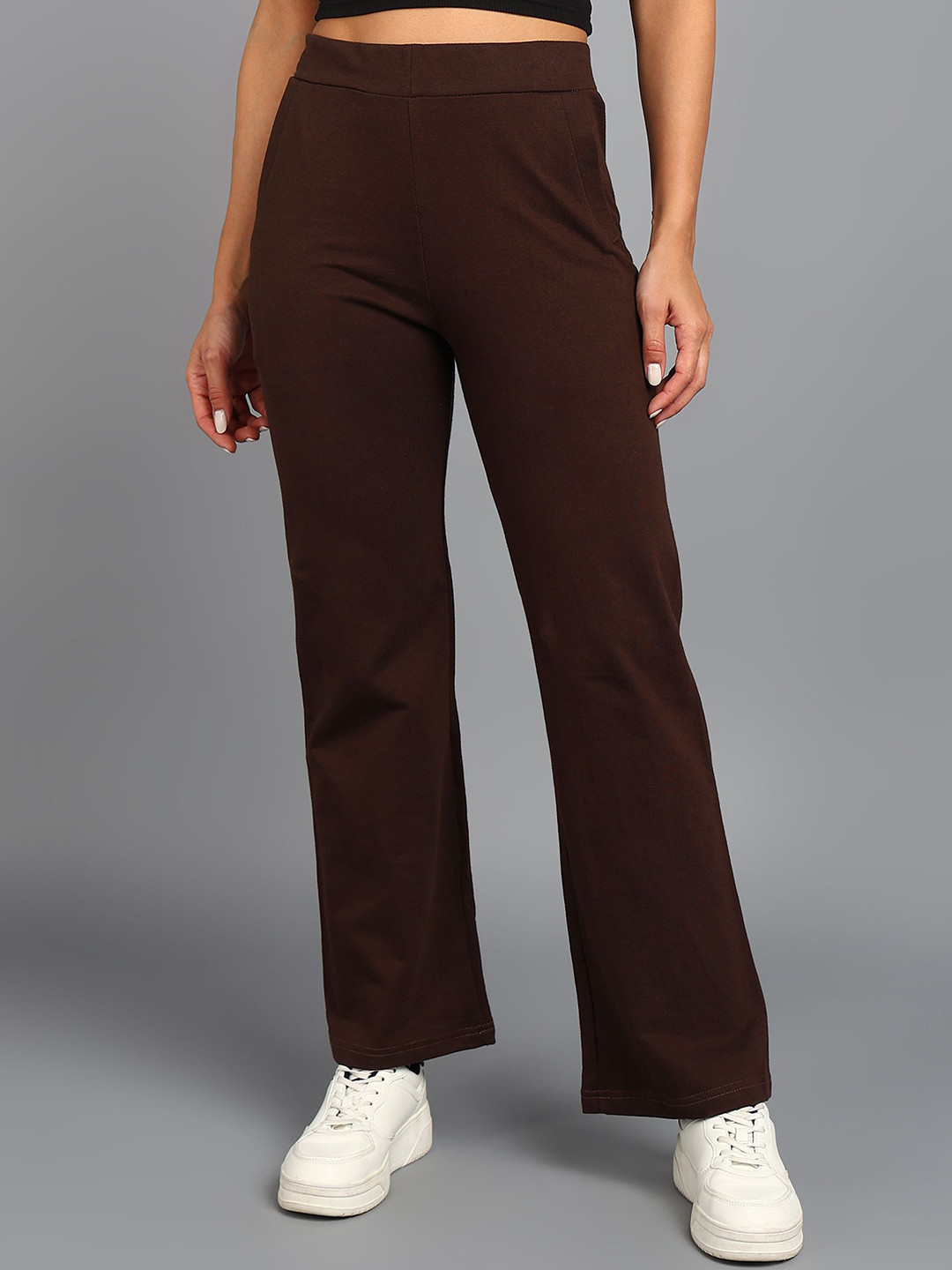 Rock Paper Scissors Pure Cotton High Rise Trousers