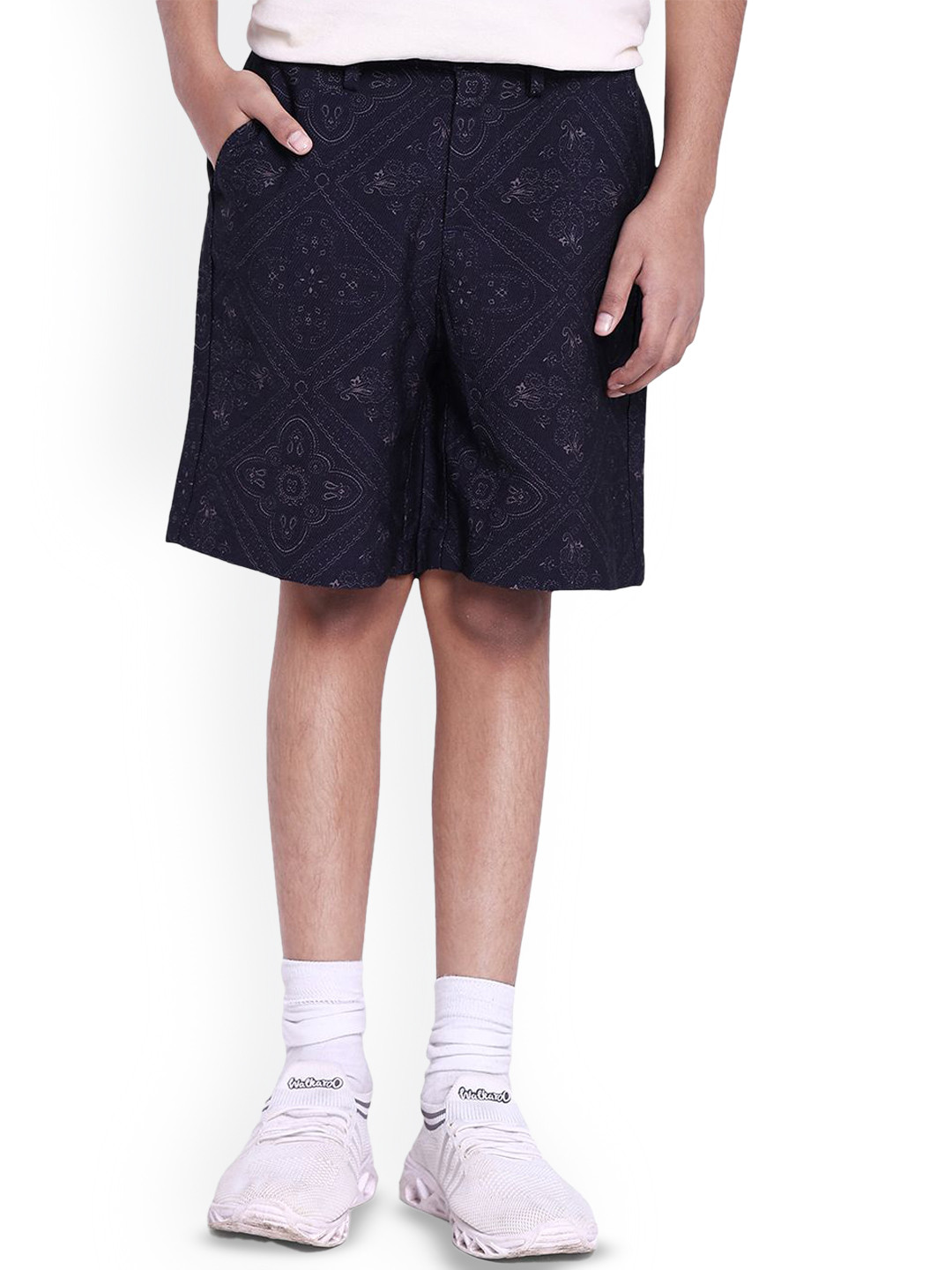 Rare Ones Boys Viscose Fabric Digital Print Short