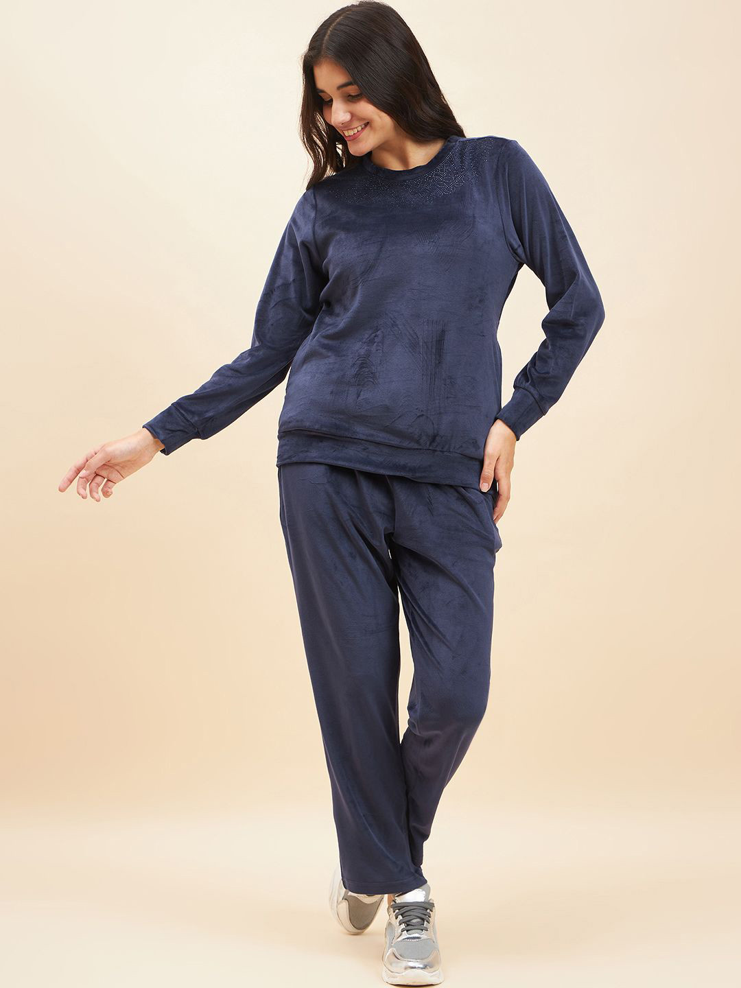 July Round Neck T- Shirt & Trouser Co-Ords
