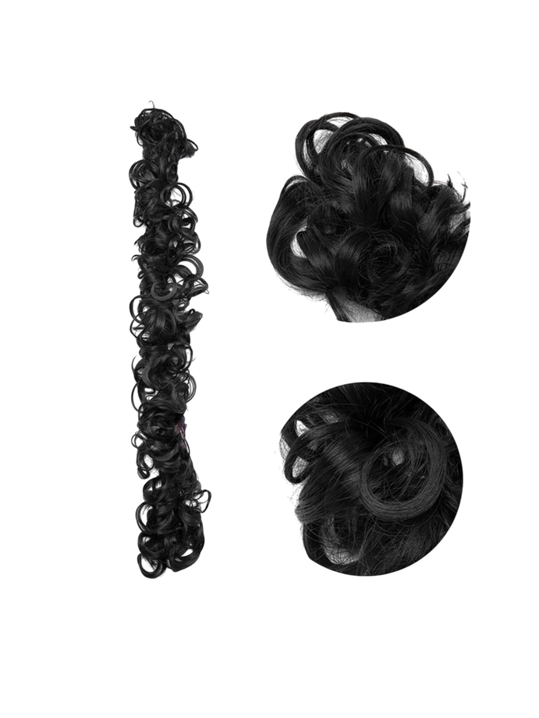 Krelin Halo Curly Twists Hair Extension - Black - 27.5 Inch