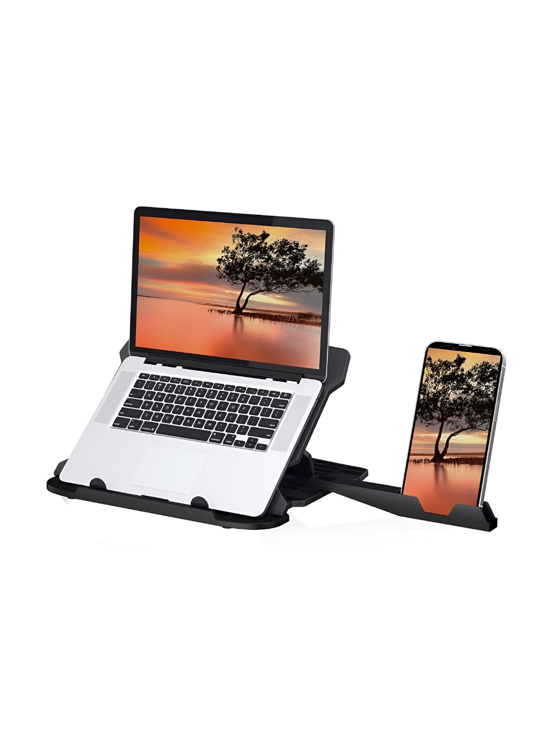 Portronics Black Portable Laptop Stand