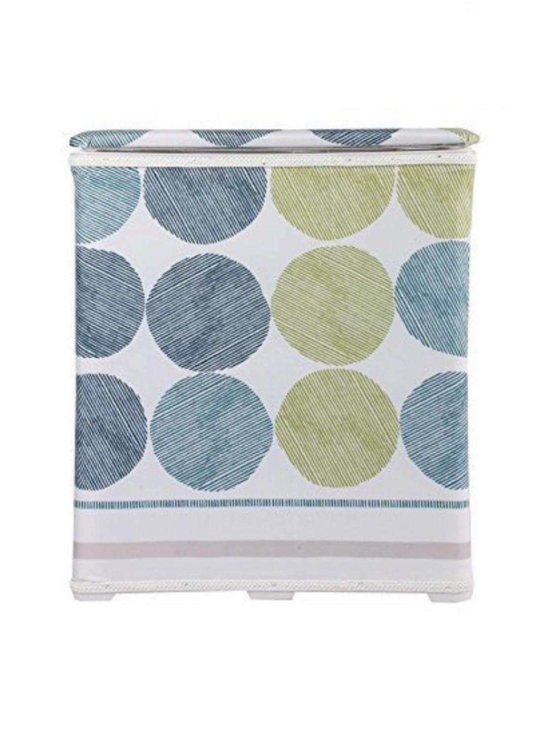 Premsons Blue & Green Printed Foldable Laundry Bag