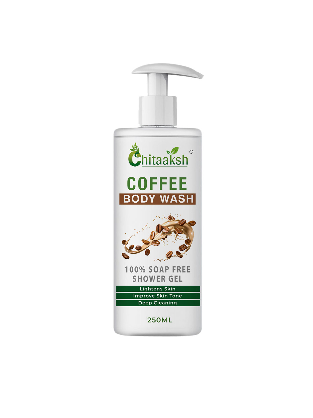 Chitaaksh Deep Cleansing Coffee Body Wash Refreshing Shower Gel- 250 ml