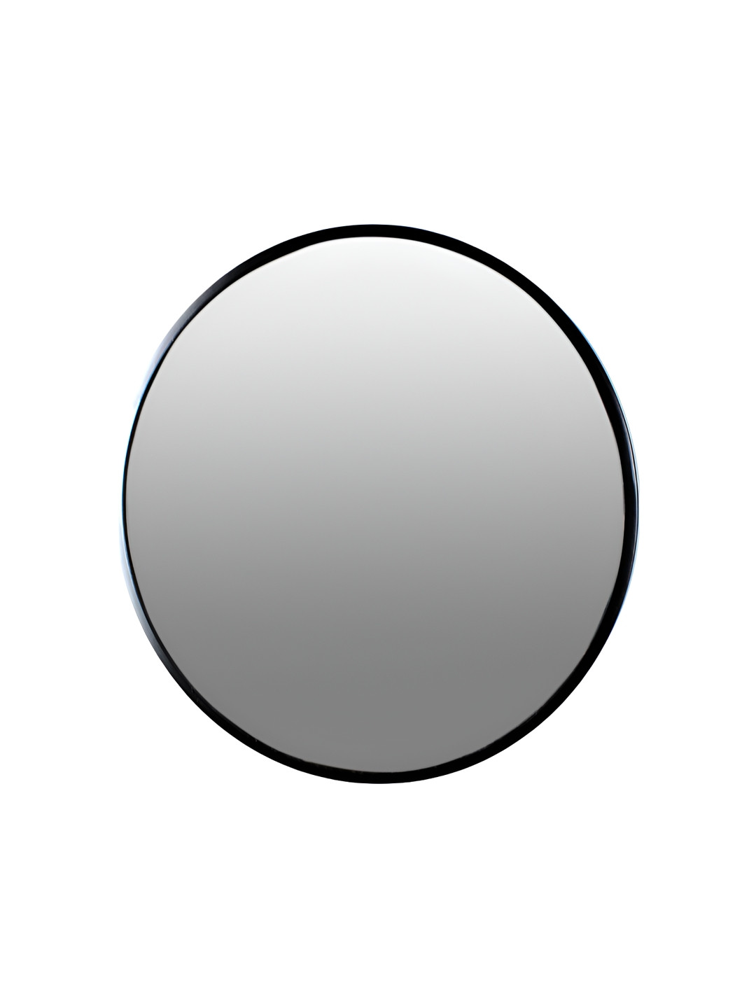Hind Decor Black Round Wall Mirror