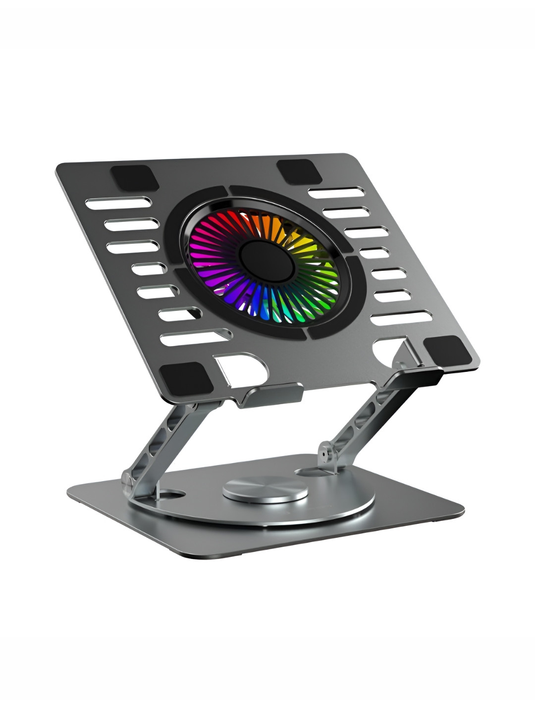 Portronics My Buddy Spinlight Laptop Stand With Cooling Fan